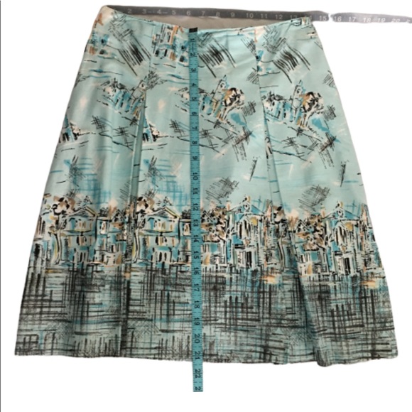 Sheri Martin New York Pleated Skirt Size 8 Petite - Picture 5 of 5